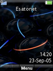 Flash Menu 4 theme for Sony Ericsson zylo