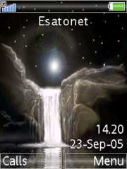 Moon Night theme for Sony Ericsson W580 / W580i