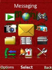 Christmas theme for Sony Ericsson W705