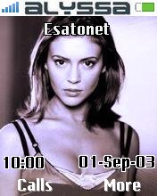 Alyssa Milano k700 theme