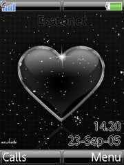 Black Heart K800 / K800i theme