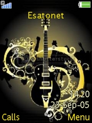 Yellow Guitar S500 theme