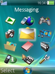 Windows Seven theme for Sony Ericsson K800