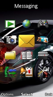 Gallardo theme for Sony Ericsson Aino