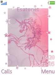 Unicorns! K810 theme