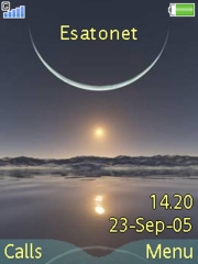 Polar Sunset W580 theme