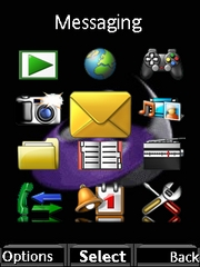 Animated Ying Yang W995  theme