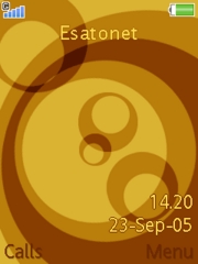 Soft Circles K770  theme