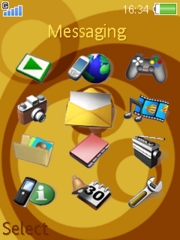 Soft Circles K770  theme
