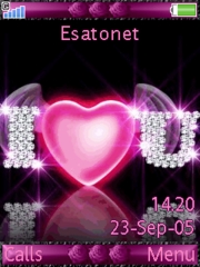 Pink Love K800 / K800i theme