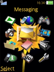 Sunflower theme for Sony Ericsson K810 / K810i