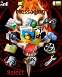 Evil skulls K310 / K310i theme