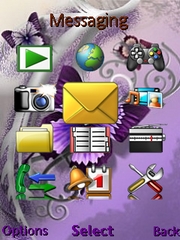 Butterfly theme for Sony Ericsson W595