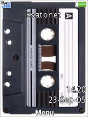 Cassette player theme for Sony Ericsson zylo