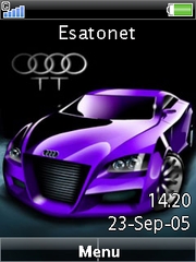 Audi TT Tuning theme for Sony Ericsson W902