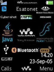All included K800 / K800i theme
