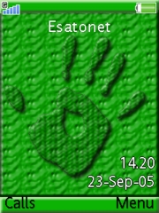 Hand print K800 / K800i theme
