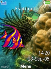 Under Water theme for Sony Ericsson Z750