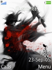 Samurai for Zan K800 / K800i theme