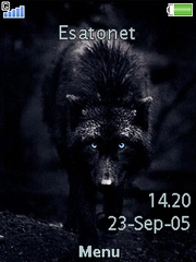 Black Wolf Hazel  theme