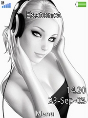 Anime girl Cedar  theme