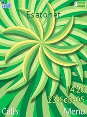 Palm W580 theme