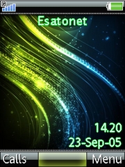 Glowing W830 theme