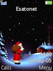Santa theme for Sony Ericsson S500 / S500i