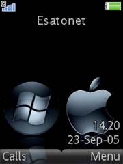 Windows vs Mac theme for Sony Ericsson K800