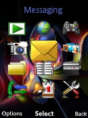 Abstract light theme for Sony Ericsson zylo
