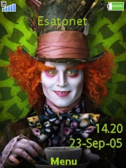 Mad Hatter theme for Sony Ericsson W980