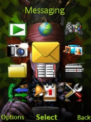 Mad Hatter theme for Sony Ericsson W980