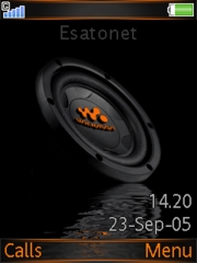 Walkman subwoofer theme for Sony Ericsson S500 / S500i