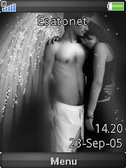 Angels Couple theme for Sony Ericsson W508