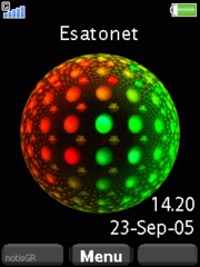 Colorful Ball theme for Sony Ericsson Z750