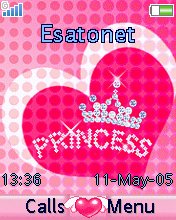 Princess K550  theme