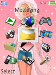 Cute theme for Sony Ericsson T650