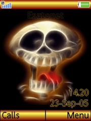 Skullhead theme for Sony Ericsson K810 / K810i