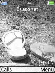 Black & White K770  theme