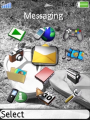 Black & White K770  theme
