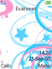 Pretty pink, Baby blue K800 / K800i theme