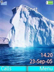 Iceberg blue K810 theme