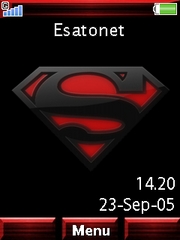 Superman theme for Sony Ericsson W705