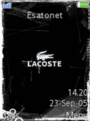 Dark LaCoste W580 theme