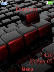 Black Cubes W705  theme