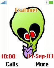 Funky Alien k700 theme