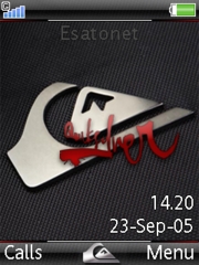 Quick Silver - Blue W850 theme