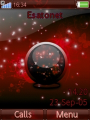 Midnight Red K800 / K800i theme