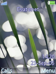 Blue green K800 / K800i theme