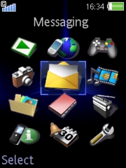 Mundo Azul W880  theme